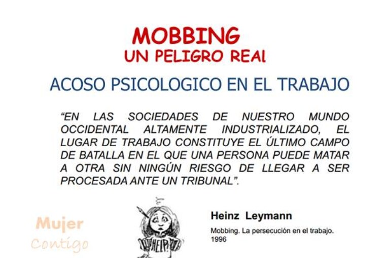 Mobbing acoso laboral en grupo, definiciones
