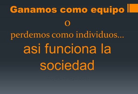 Ganamos como equipo